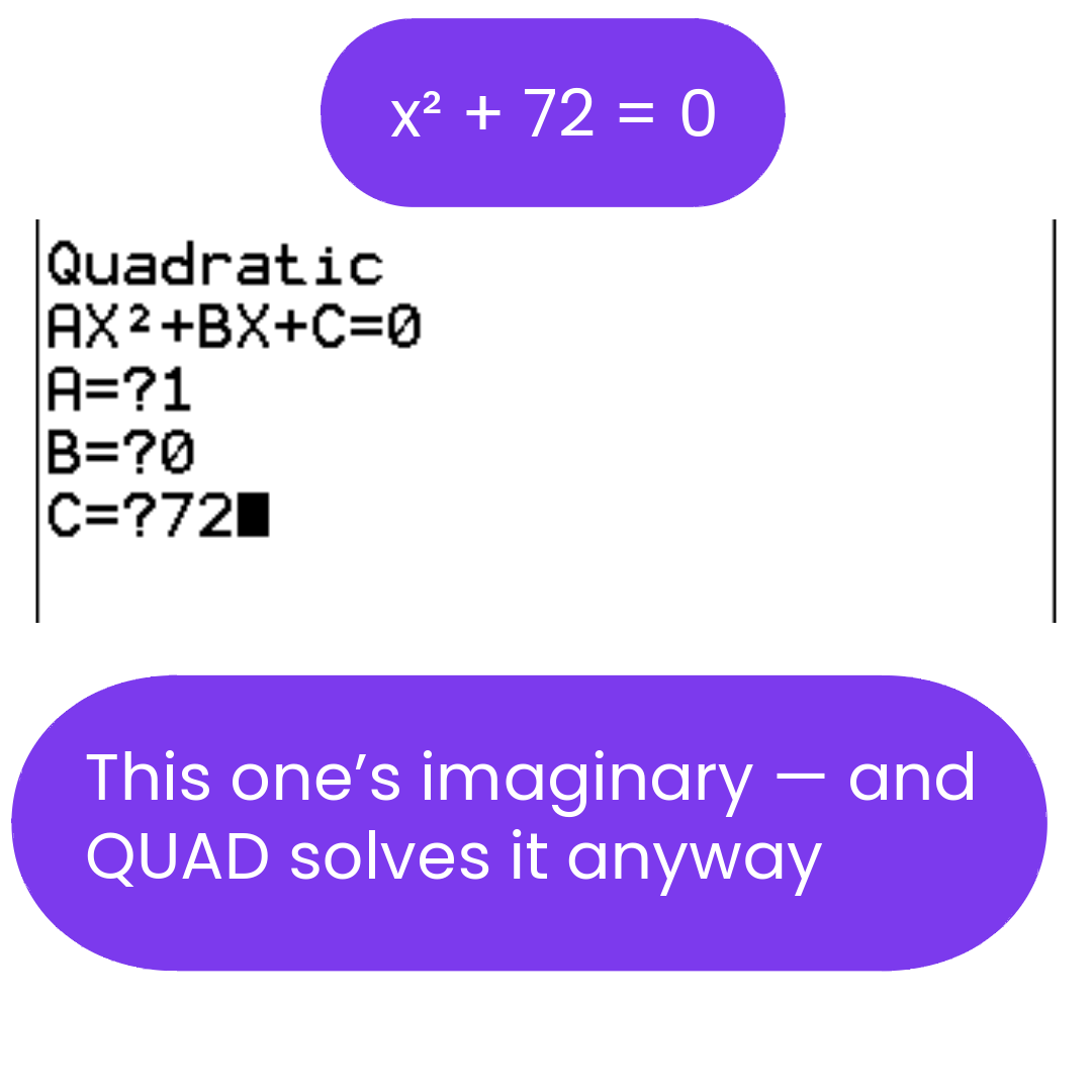 quadratic equation solver