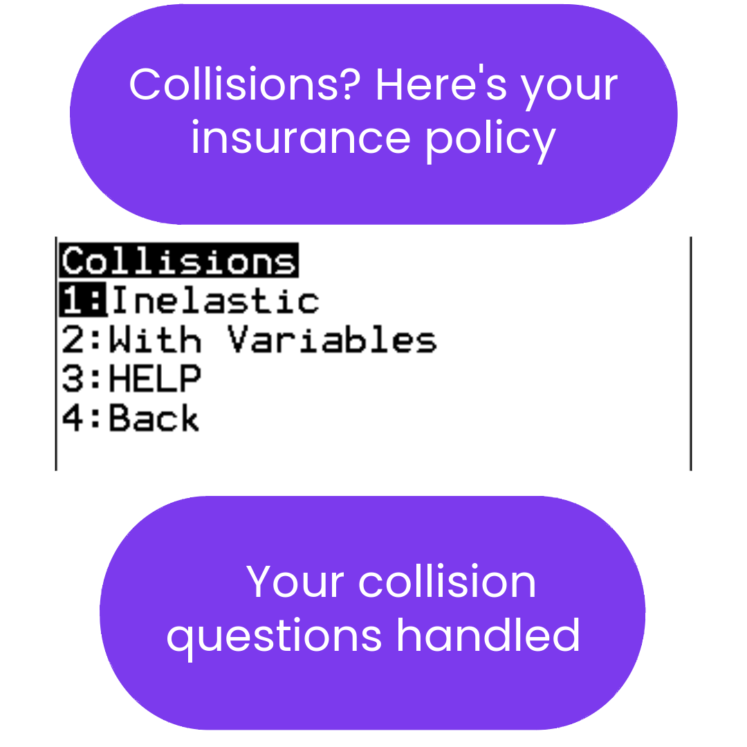 collisions menu