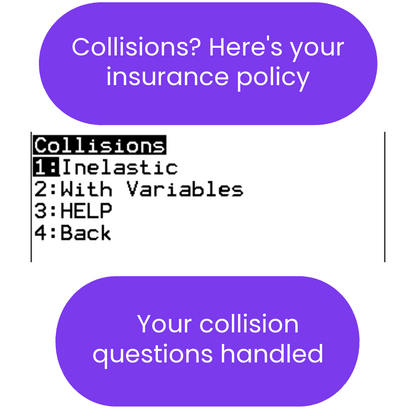 collisions menu
