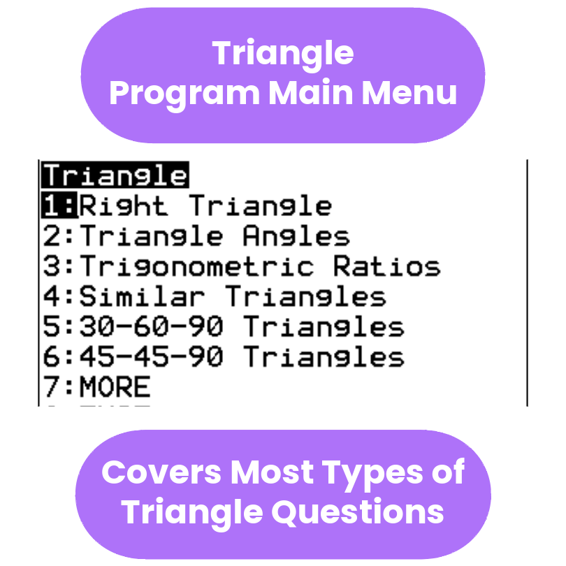 SAT Math Calculator Program (TI-84 Plus CE)