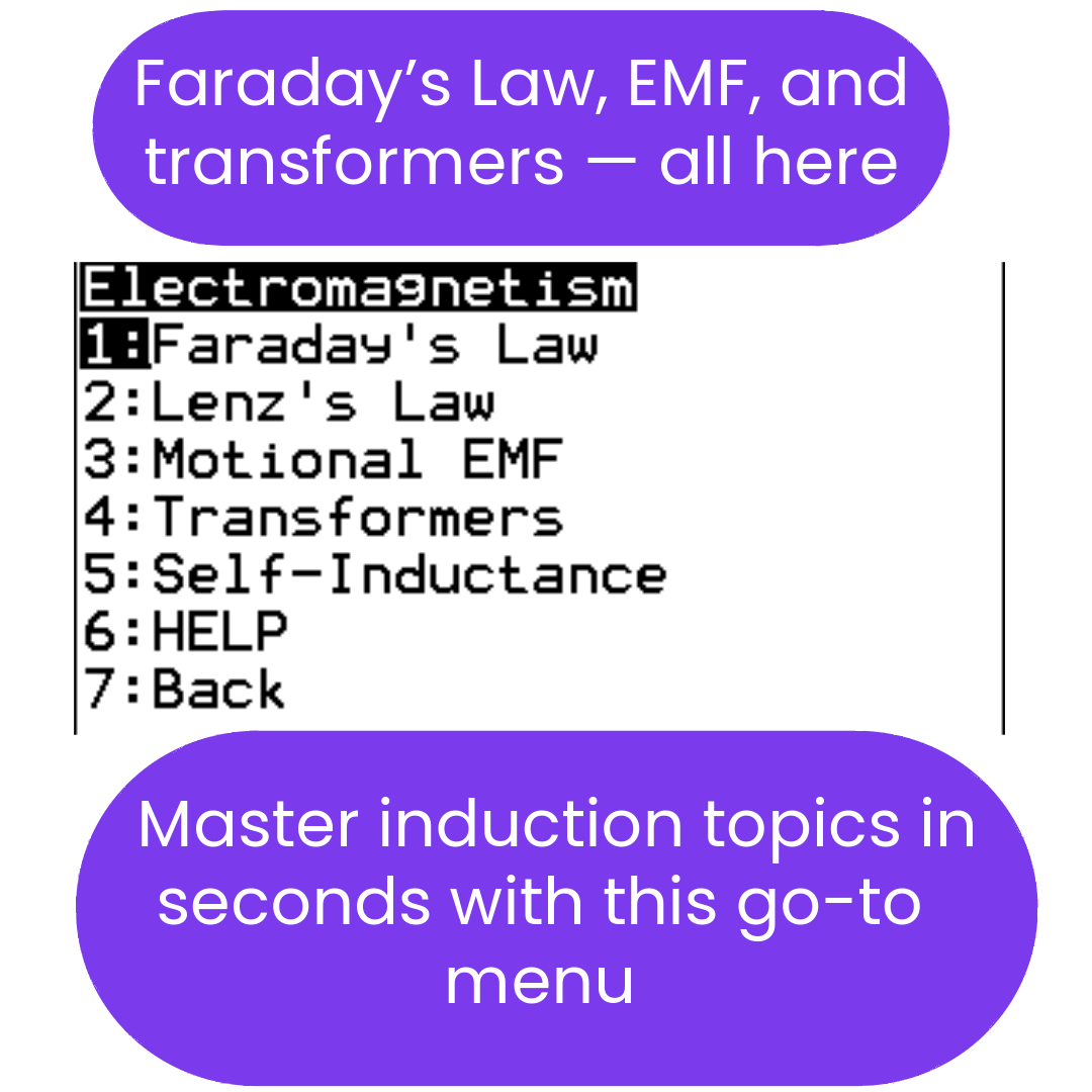 ti84 program for electromagnetism