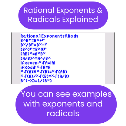 rational exponents and radicals explained