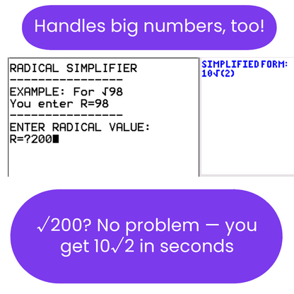 ti84 radical program